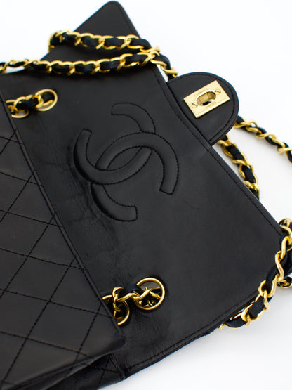 Vintage Chanel Small Quilted Lambskin Classic Flap