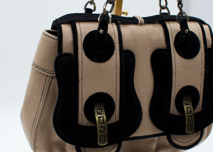 Rare Fendi Camel Cashmere B Bag