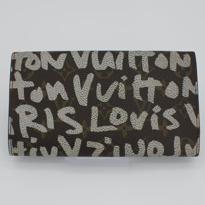 Vintage Louis Vuitton Monogram Graffiti Sarah Zippy Wallet - Limited Edition