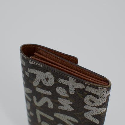 Vintage Louis Vuitton Monogram Graffiti Sarah Zippy Wallet - Limited Edition