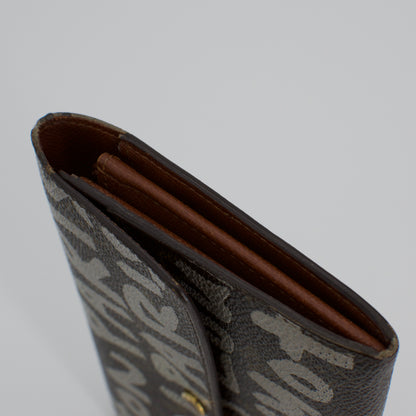 Vintage Louis Vuitton Monogram Graffiti Sarah Zippy Wallet - Limited Edition
