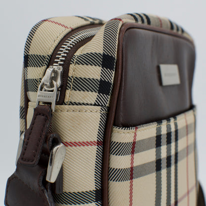 Burberry Beige Nova Check Shoulder Bag