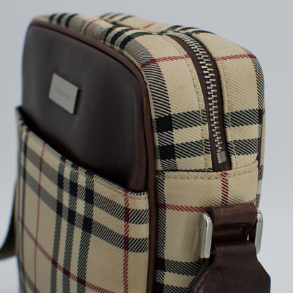 Burberry Beige Nova Check Shoulder Bag