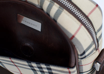 Burberry Beige Nova Check Shoulder Bag
