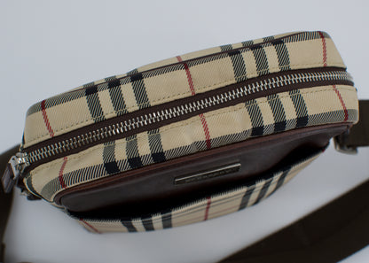Burberry Beige Nova Check Shoulder Bag