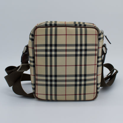 Burberry Beige Nova Check Shoulder Bag