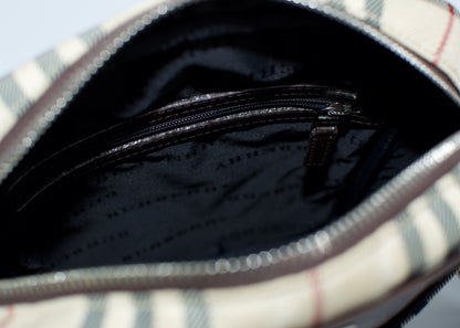 Burberry Beige Nova Check Shoulder Bag