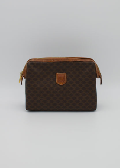 Vintage Celine Macadam Portfolio Cosmetic Bag
