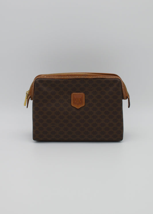 Vintage Celine Macadam Portfolio Cosmetic Bag