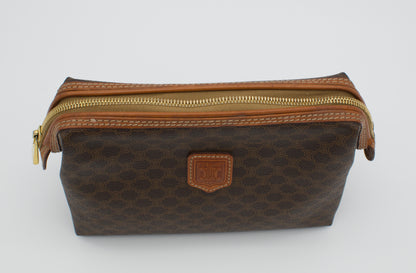 Vintage Celine Macadam Portfolio Cosmetic Bag