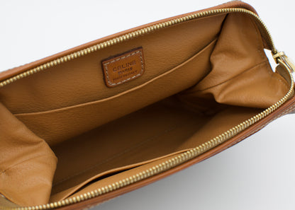Vintage Celine Macadam Portfolio Cosmetic Bag