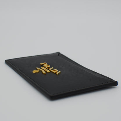 Prada Nero Vitello Move Leather Card Holder