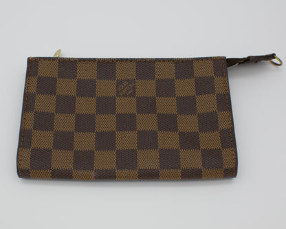 Vintage Louis Vuitton Damier Ebene Marais Bucket Bag with Pochette