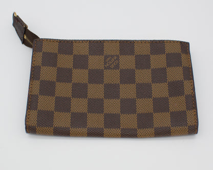 Vintage Louis Vuitton Damier Ebene Marais Bucket Bag with Pochette