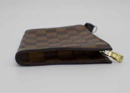 Vintage Louis Vuitton Damier Ebene Marais Bucket Bag with Pochette