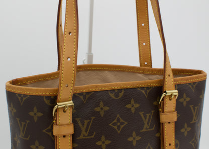 Vintage Louis Vuitton Monogram Bucket Grand Modèle (GM) with Pochette
