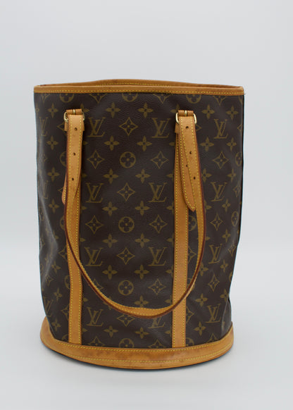 Vintage Louis Vuitton Monogram Bucket Grand Modèle (GM) with Pochette